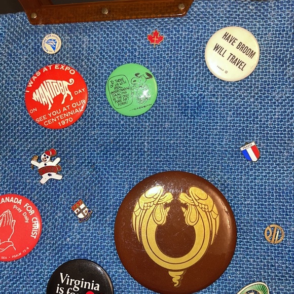 Vintage Pin Lovers Dream Handmade Purse - Picture 12 of 17